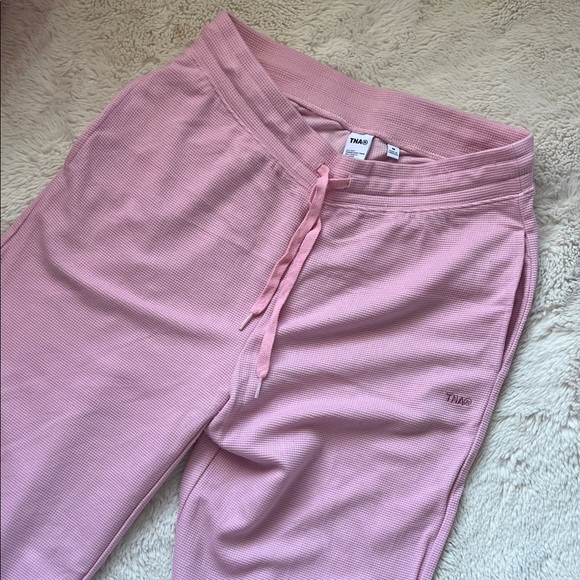 Aritzia Pink Waffle pants - Picture 3 of 3